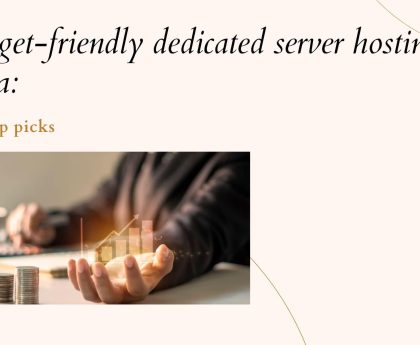 Budget-friendly dedicated server hosting in India: Our top picks