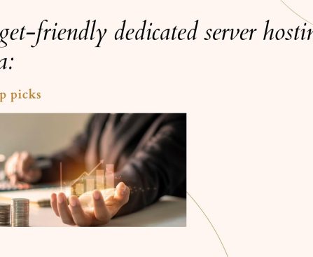 Budget-friendly dedicated server hosting in India: Our top picks