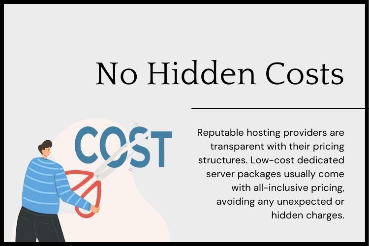 Dedicated Servers No Hidden Costs