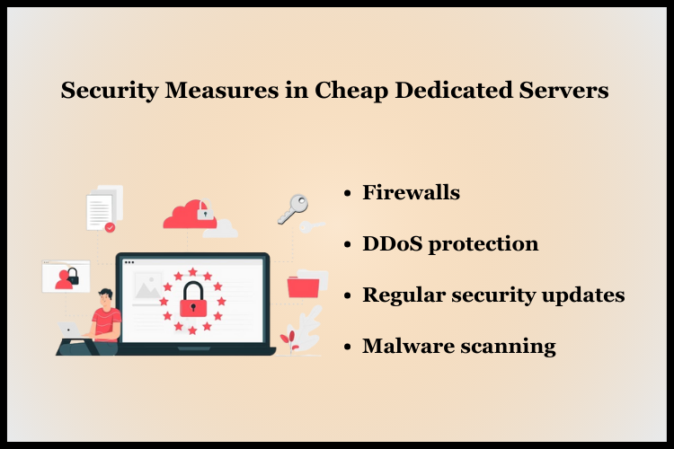 Security measures in Cheap Dedicated Servers