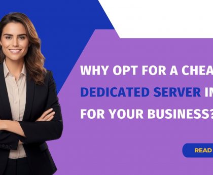 Why Opt for a Cheap Dedicated Server in India for Your Business